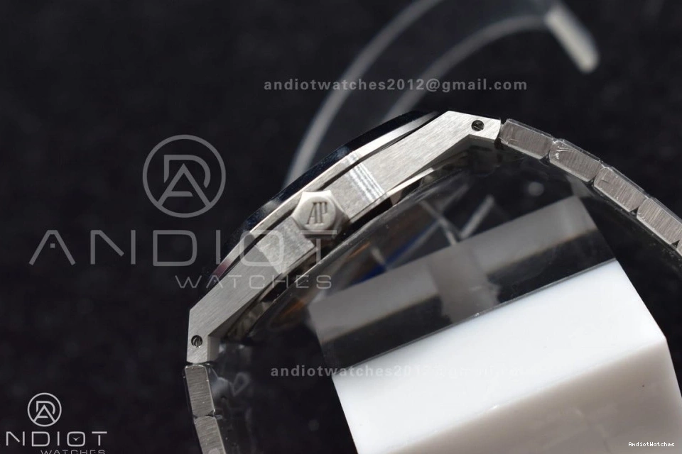 DailyWear Clone APSF Bracelet Oak SS 443 15500 Dial Edition on Super Black Royal Textured 1:1 A4302 SS 41mm Best 0122